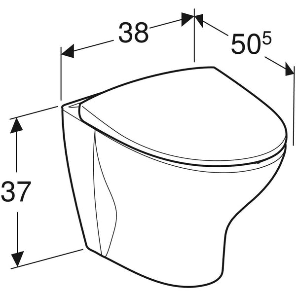 Ido WC-istuin Glow 68, pehmeä kansi