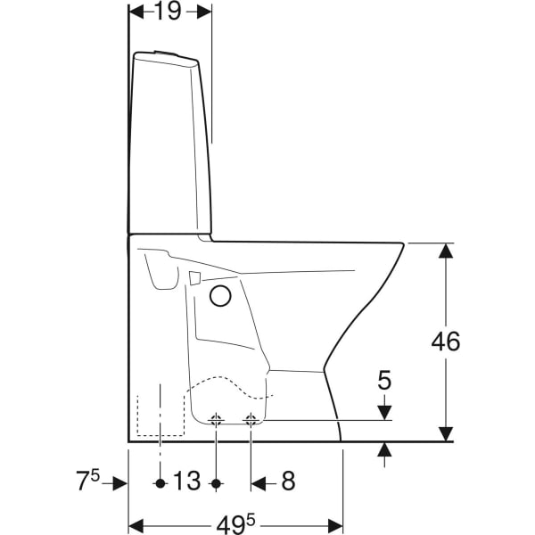 WC-laite IDO Glow 62 38762-01 Sensori patteri