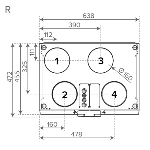 Ilmanvaihtokone Vallox 110 MV R