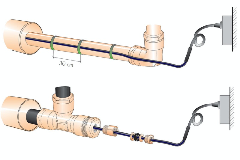 Sulanapitokaapeli Defrost Water Kit juomavesi, itsesäätyvä Nexans 50M 550W